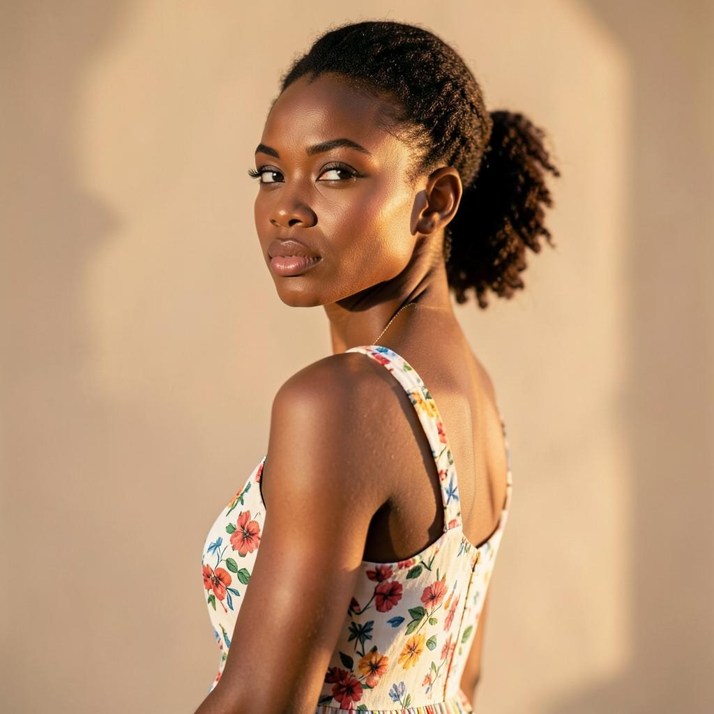 Naledi Khumalo, commercial model in Johannesburg